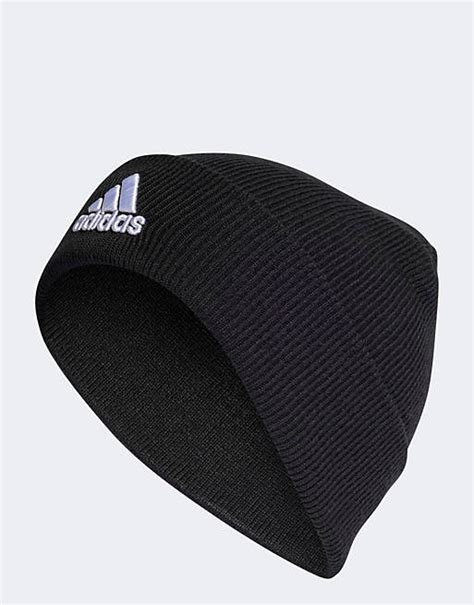 adidas strickmütze schwarz|Schwarz .